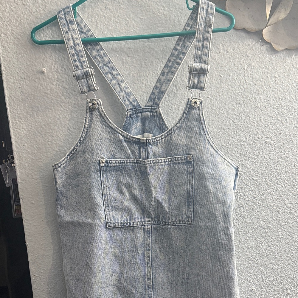 Celebrity Pink Washed Blue High Low Dress